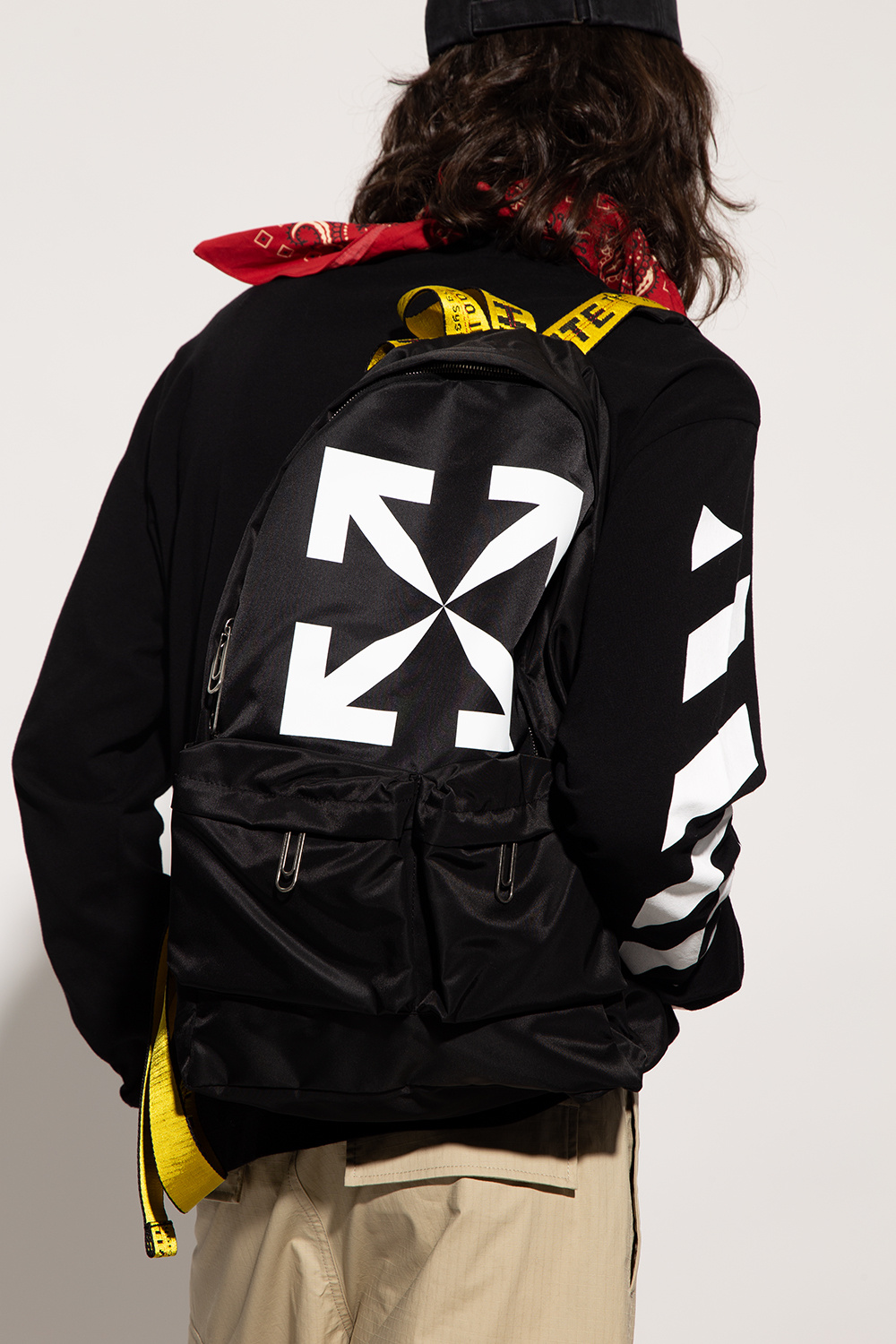 Off white bag clearance backpack